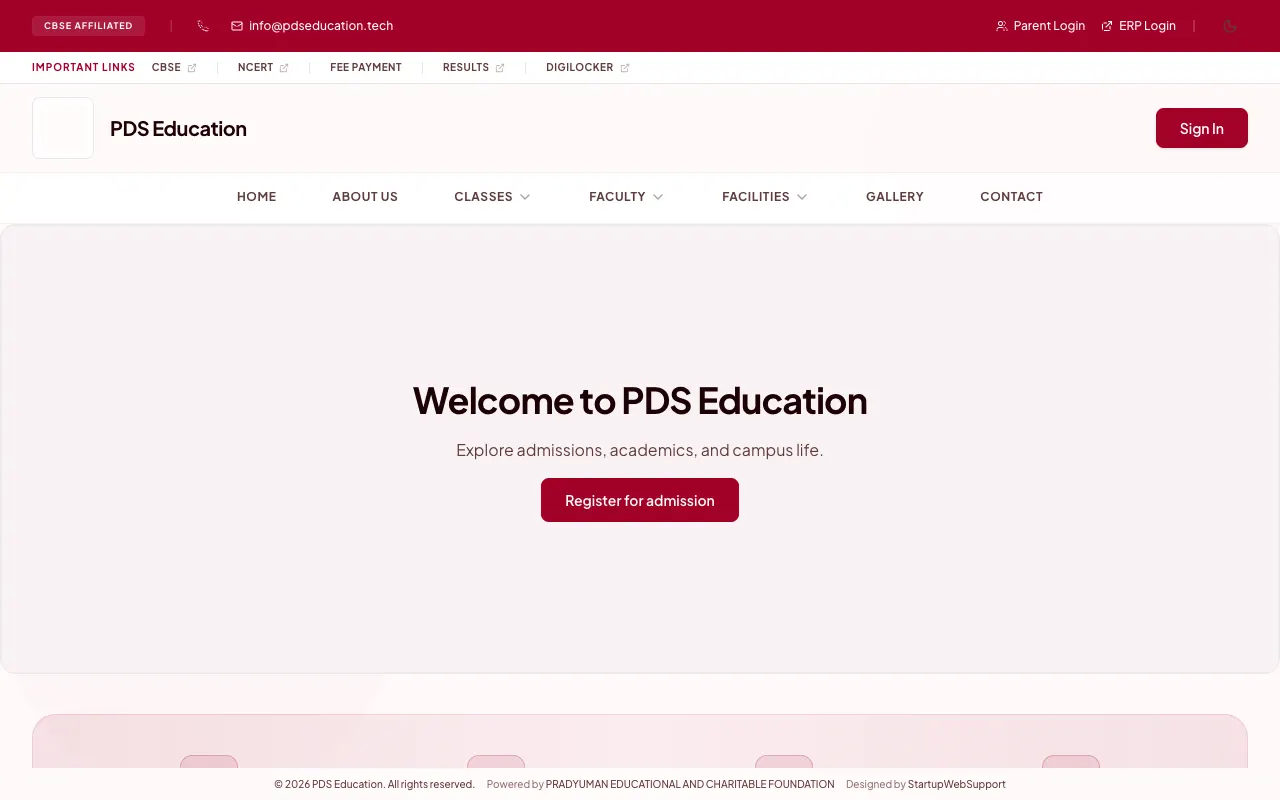 Client Logo: PDS Education - Custom Software Client